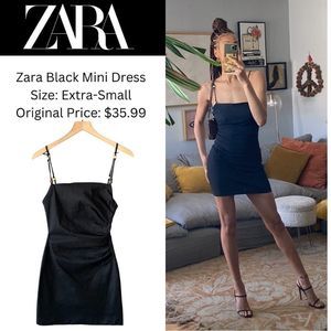 Zara Black Mini Dress